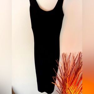 Betsy Johnson vintage 1990s black ribbed bodycon. Size 4 EC*